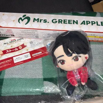 미세스 제일복권 A상 봉제 인형 오오모리 B상 태피스트리 C상 스톨 세트