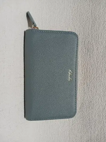 Rohanchou 그레이 가죽 장지갑