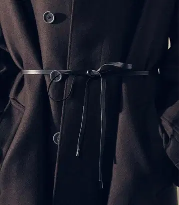 [ UNISEX ] Shoe-Lace Leather Long Belt