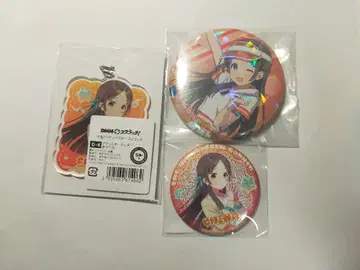 학원 아이돌 마스터 쿠라모토 치나 캔뱃지 아크링 키링 세트