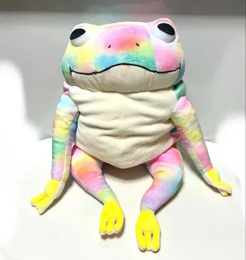 시나다 글로벌 개구리 레인보우 봉제 인형