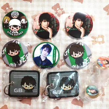 골든 폭격기 키야부 유타 파이널 가챠 캔 배지 플라이트 택