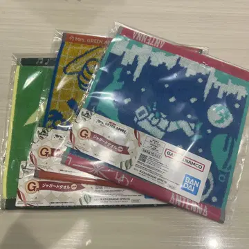 미세스 그린애플 제일복권 G상 자카드 타월 3개 세트