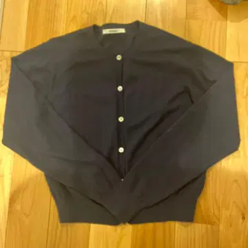 DISCOAT 네이비 긴팔 가디건