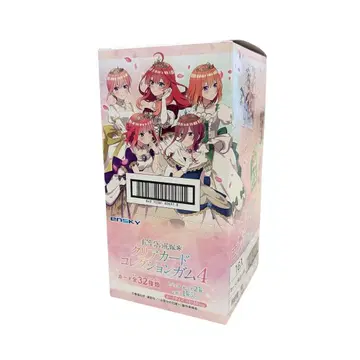 5등분의 신부* 클리어 카드 컬렉션껌 4 16팩입 BOX