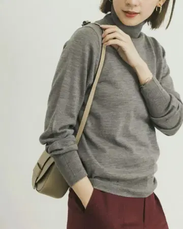 [ 미사용 ] 어반 리서치 이탈리안 울 터틀 니트 그레이