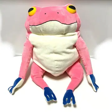 시나다 글로벌 모미카에루 개구리 핑크 봉제 인형