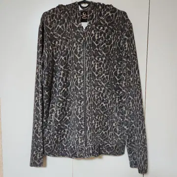 Roen 레오파드 무늬 후드 부착 후드티 L