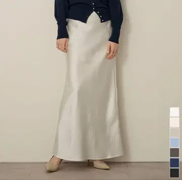 ur's 새틴 머메이드 맥시 스커트