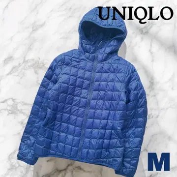 UNIQLO 유니클로 퀼팅 충전솜 면 경량 파랑보라 계열 여성용 M