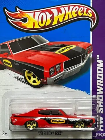 Hotwheels 70 BUICK GSR 레드