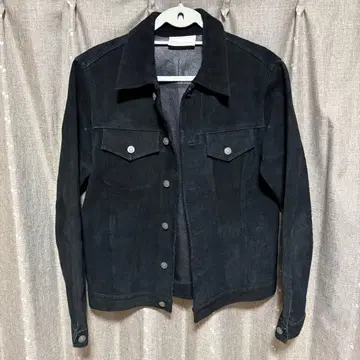 y121701 ZARA ORIGINS 블루종 가죽 소가죽 블랙 SM