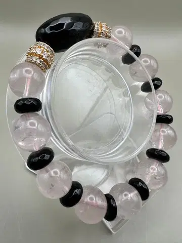 오닉스 로즈쿼츠 팔찌