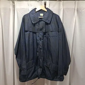 네이비 카모 나일론 자켓 빅