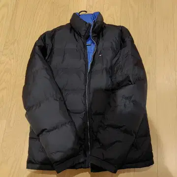 다운 자켓 블랙/블루