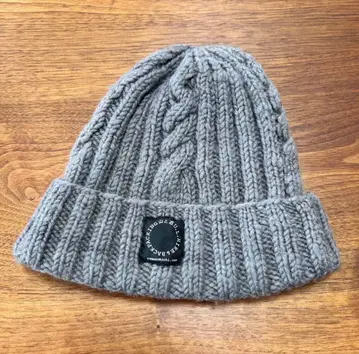 야마토미치 Merino Knit Cap 그레이 메리노울 니트 모자 비니