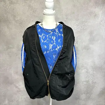 [ 2024AW ] 보말 슬리브 라인 레이스 롱T 블루 bohmal