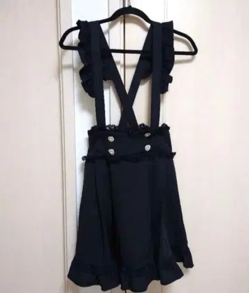 DearMyLove 디어마이러브 유메텐보 하트 비쥬 서스펜더 스커트