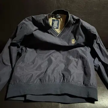 90s 네이비 나일론 풀오버 자켓