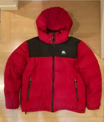 퀵실버 후드 다운 자켓 페더