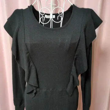 쿠튀르 브로치 니트 원피스