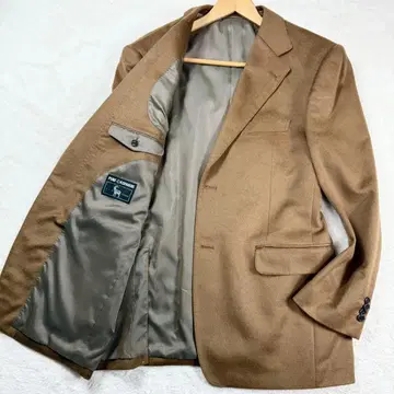 컨디션 최상 캐시미어 100% 테일러드 자켓 XL 상당 카멜