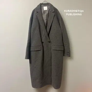 새상품급 북유럽 3WAY 어레인지 옷깃의 가벼운 체스터 코트 그레이