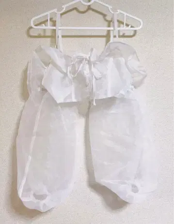 오간자 프릴 암 뷔스티에 시스루 BANK 라포레 하라주쿠