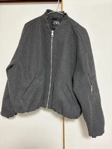 ZARA 그레이 MA-1 자켓 M 사이즈