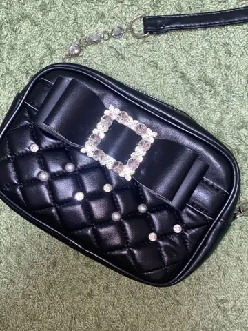 아가씨 비쥬 리본 숄더백 NOEMIE 노에미 풍