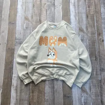 길단 USA 구제 의류 강아지 도그 애니멀 맨투맨 트레이닝복 프린트