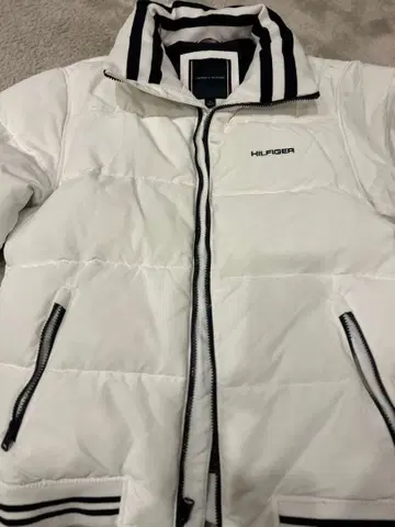 TOMMY HILFIGER 화이트 다운 자켓 M