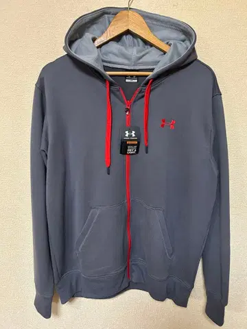 새상품 언더아머 남성용 풀 집업 후드티 L 사이즈