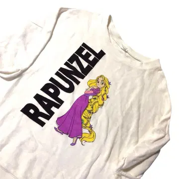 디즈니 라푼젤 풀오버 맨투맨 리메이크 화이트 프리