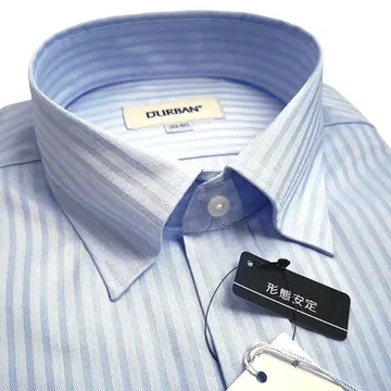 더반 긴팔 셔츠 와이셔츠 색스 형태 안정 면 100% 39-80