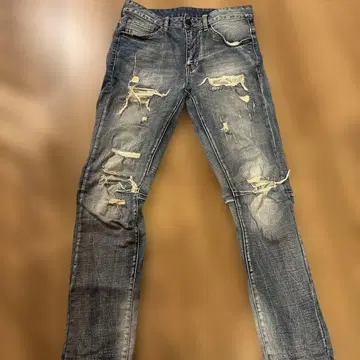 SMOKE RISE 슬림핏 데님 30 x 32 GROWAROUND