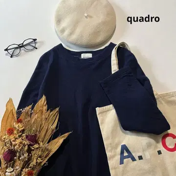 b1870* 콰드로 더블 페이스 니트 풀오버