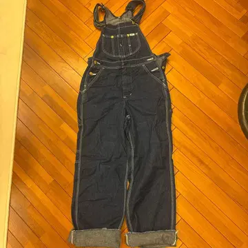 Lee 데님 오버롤 다크 블루