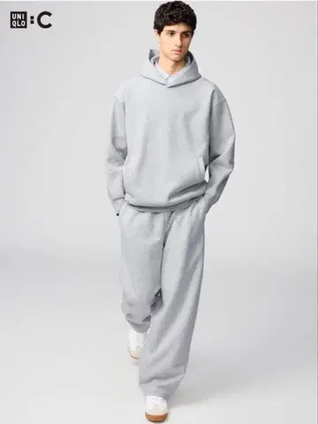 UNIQLO C 맨투맨 와이드 팬츠 XS 그레이