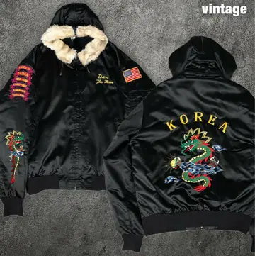 KOREA 스카잔 수베니어 자켓 코리안 점퍼 빈티지