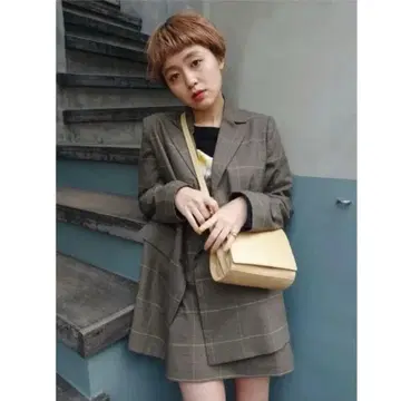 SLY 테일러드 자켓 그레이