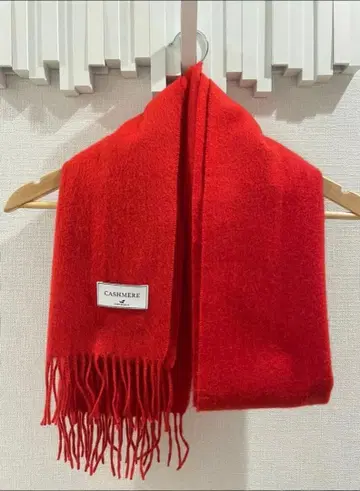 SHIPS 머플러 선명한 레드!