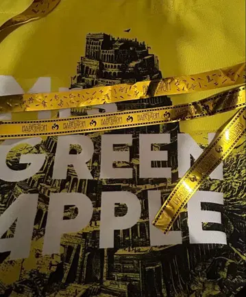 Mrs. GREENAPPLE 바벨탑 RingoJam 시트 토트백