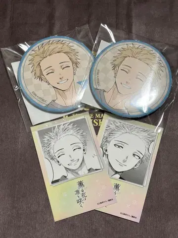 향기로운 꽃은 늠름하게 피어 츠무기 린타로 캔뱃지 폴라로이드 세트