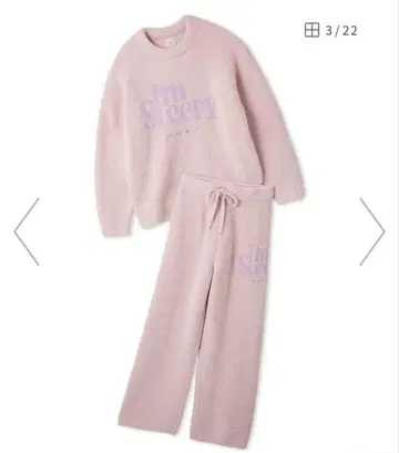 pique I'm Sleepy 풀오버 & 롱 팬츠