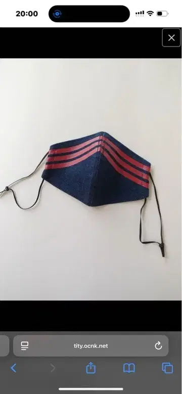 HIROSHIMA DENIM 마스크 BLACK MEANS