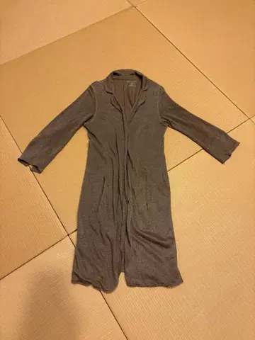 그레이 긴팔 가디건 S 사이즈