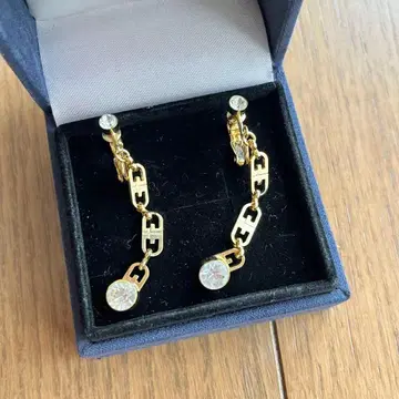 골드 스톤 귀찌 vintage 체인 빈티지