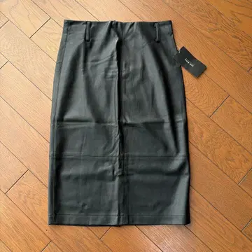 [택 포함 새상품] ZARA 가죽 타이트 스커트 블랙 M 자라