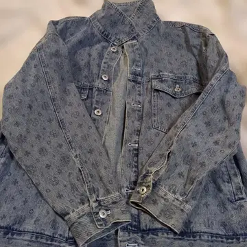 데님 자켓 스탠드 카라